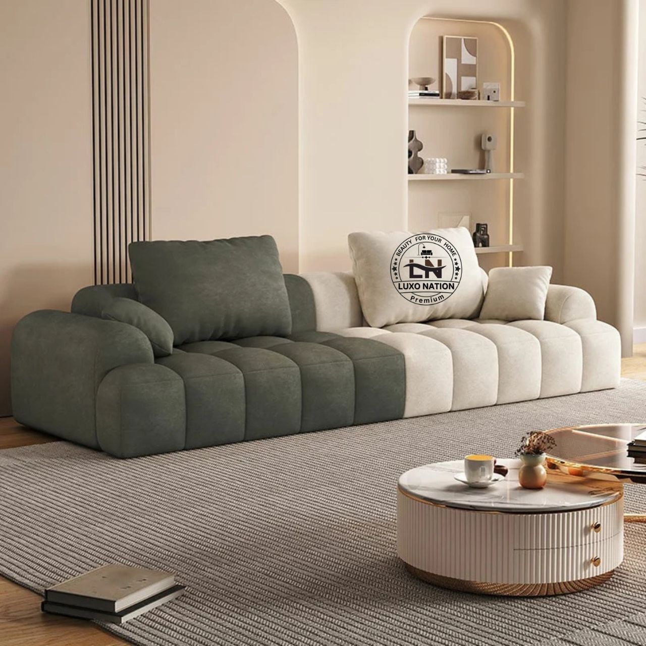 Luxo Nation Premium Designer Sofa – Stylish , Comfortable & Durable